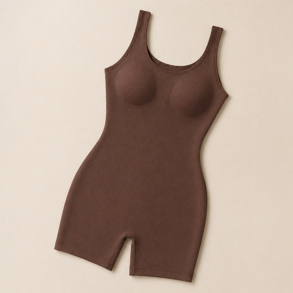 LunaContour™ – Seamless Full-Body Shaping Bodysuit with Mid-Thigh Smoothing