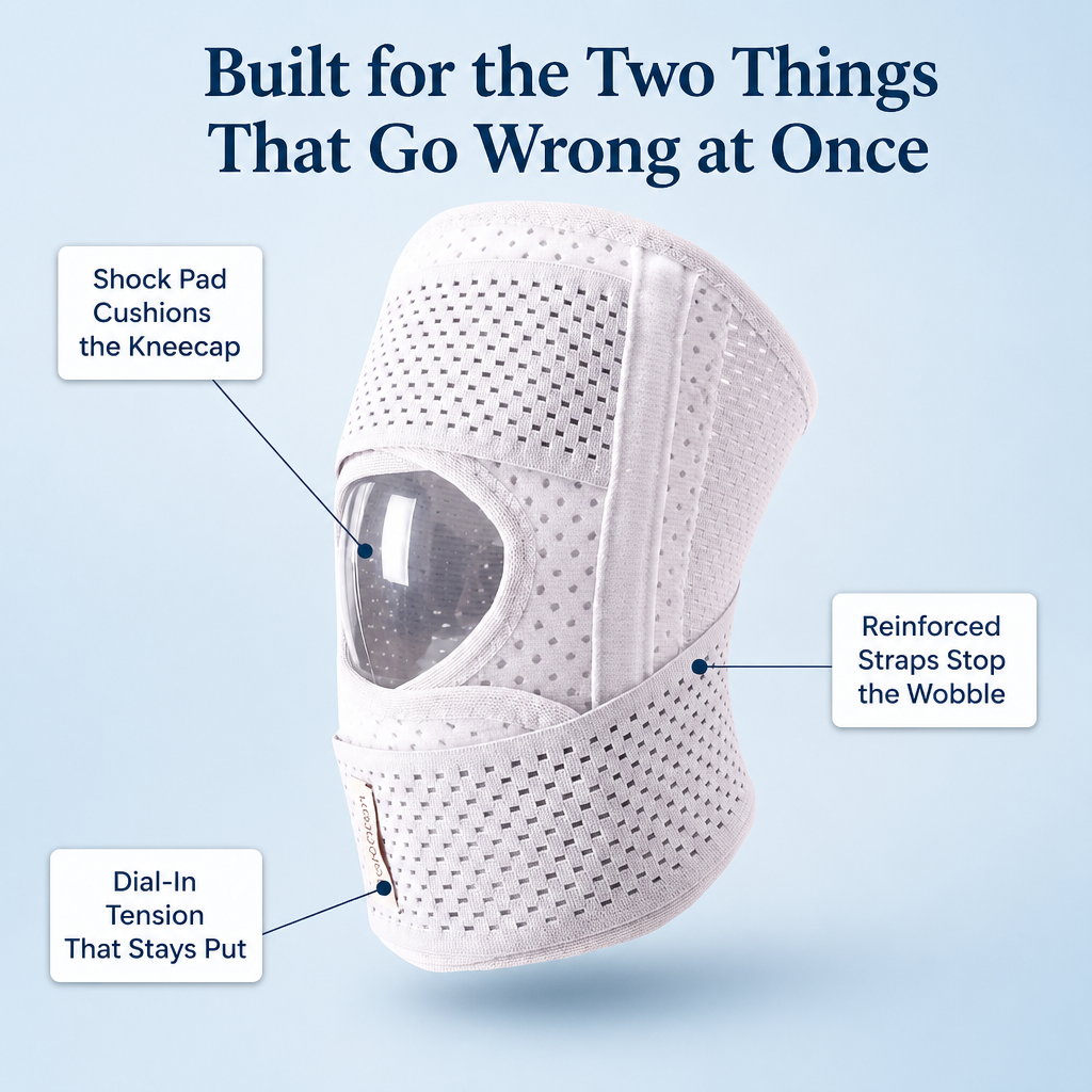 KneeCore™ — Stabilize the Wobble, Cushion Every Step, Walk Without Pain Again