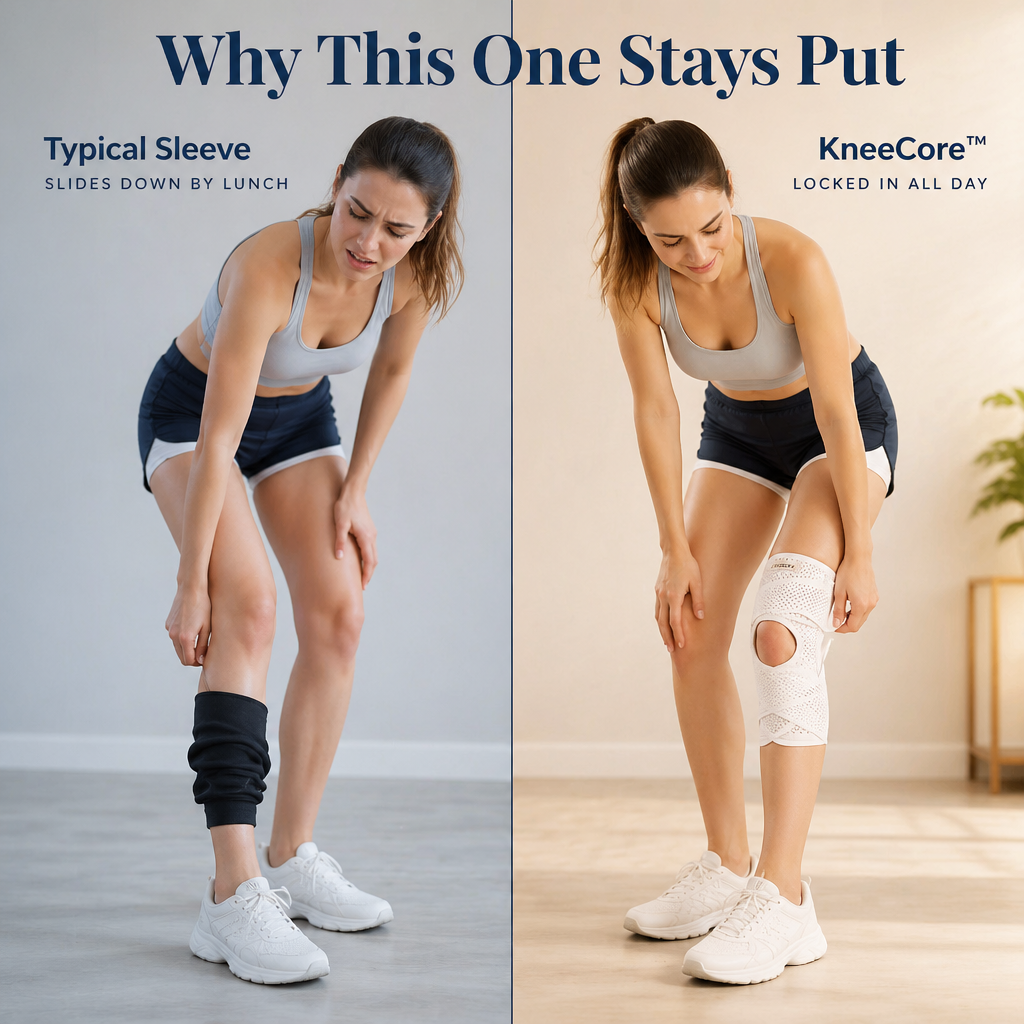 KneeCore™ — Stabilize the Wobble, Cushion Every Step, Walk Without Pain Again