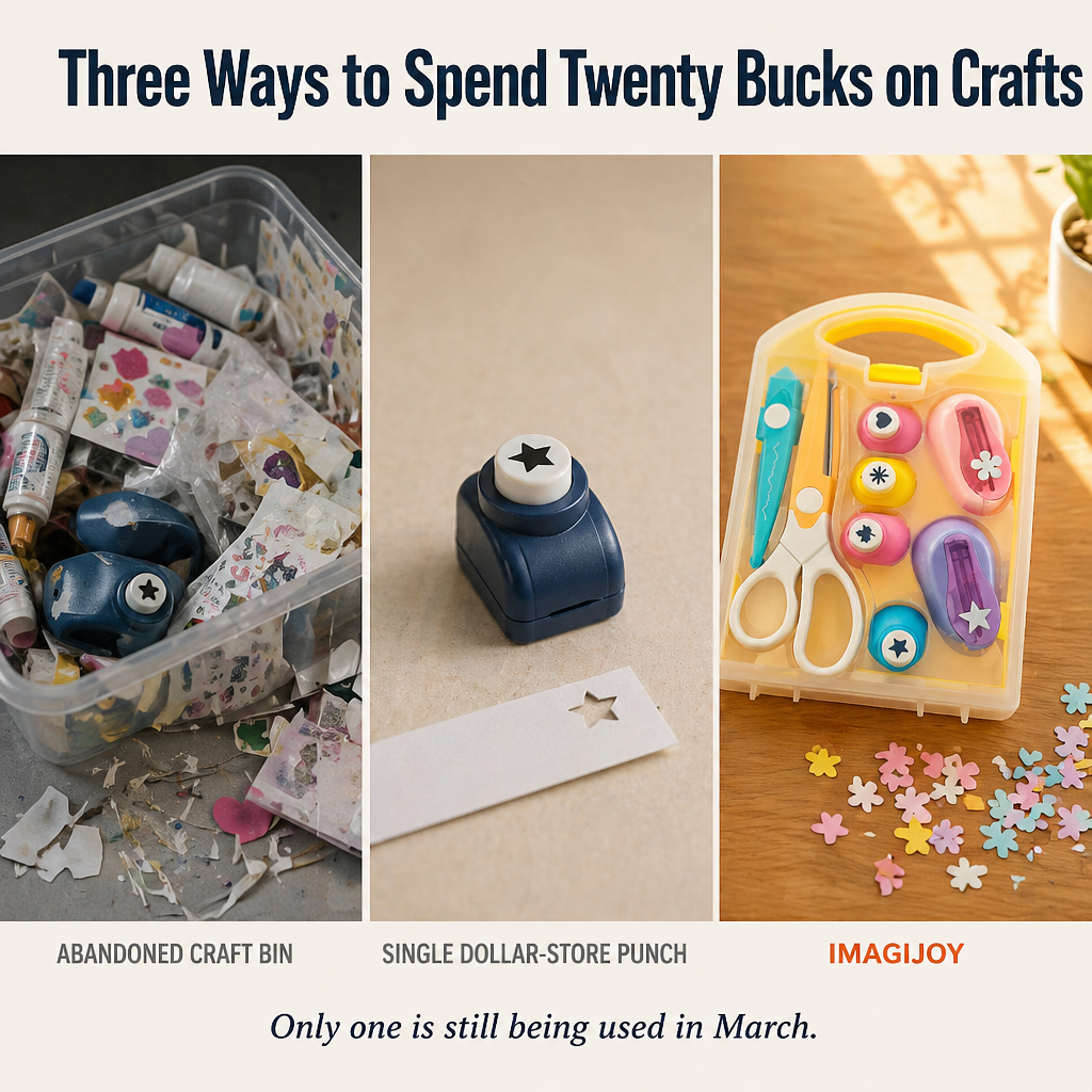 ImagiJoy™ — Punch, Snip & Craft Their Way to Stronger Little Hands