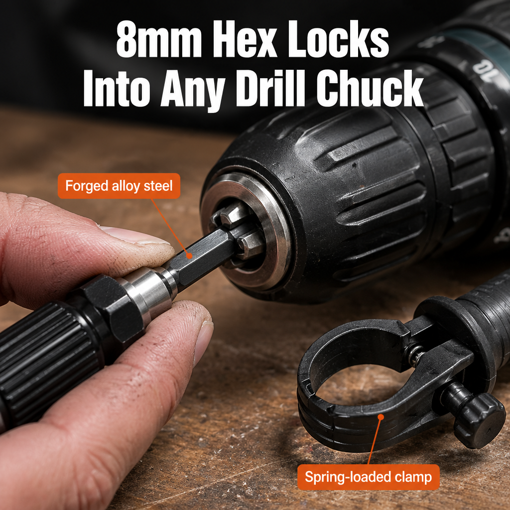 IronCladGrip™ — Transform Your Drill into a Precision Riveting Powerhouse for Flawless, Rock-Solid Results Every Time
