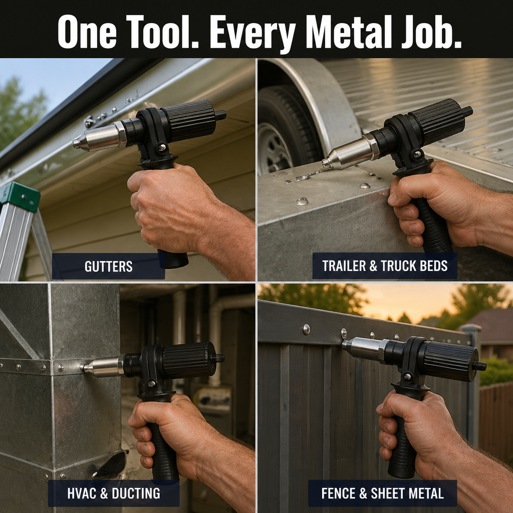 IronCladGrip™ — Transform Your Drill into a Precision Riveting Powerhouse for Flawless, Rock-Solid Results Every Time