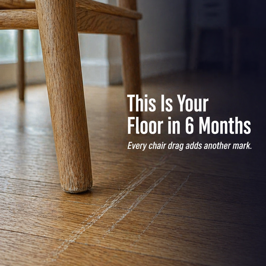 GlideGuard™ — Hug Every Chair Leg, Silence Every Scrape, Save Every Floor
