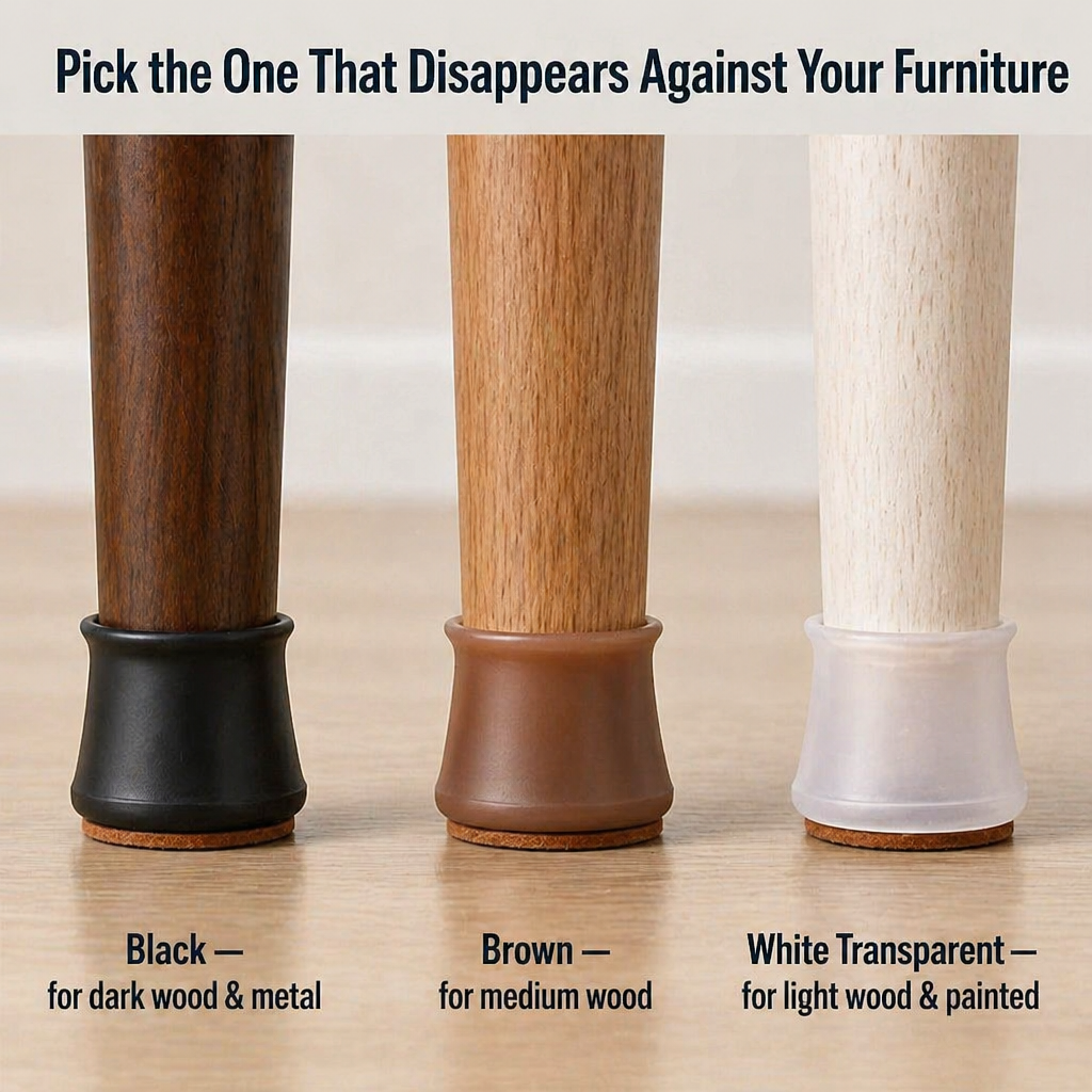 GlideGuard™ — Hug Every Chair Leg, Silence Every Scrape, Save Every Floor