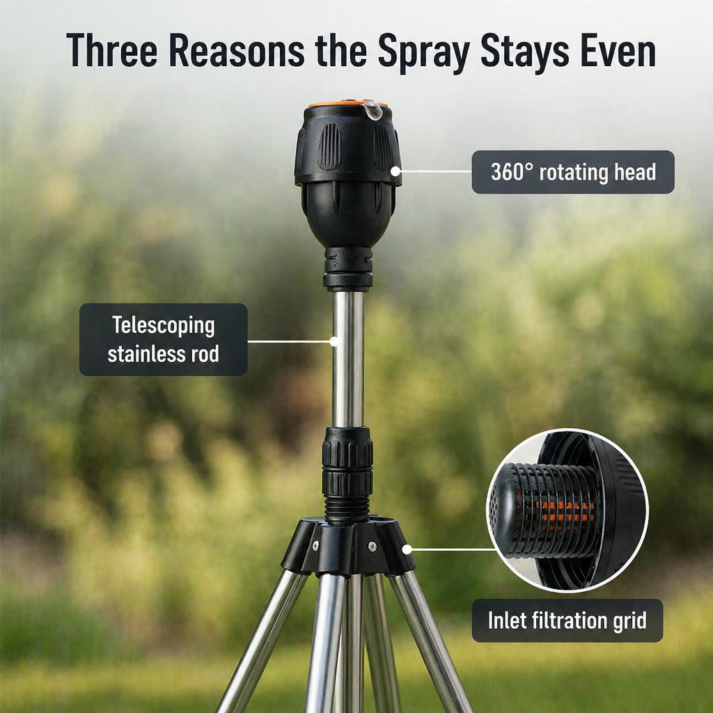 NimbusMist™ — Instantly Cool Your Outdoors and Perfect Your Plants with Pinpoint Precision