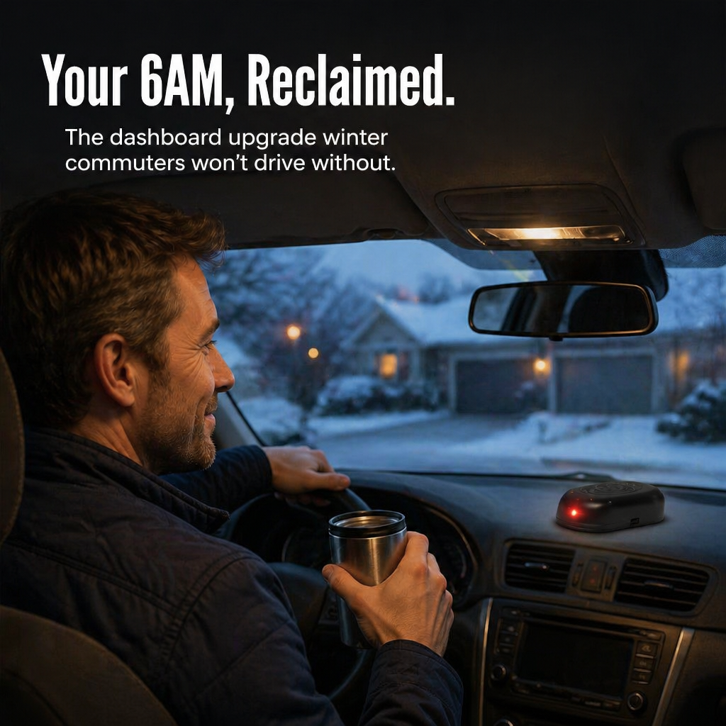 FrostSwift™ — Clear Frozen Windshields in Minutes Without Scraping