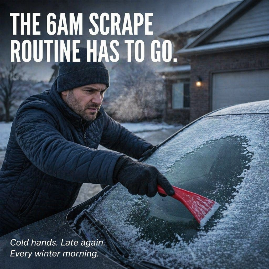 FrostSwift™ — Clear Frozen Windshields in Minutes Without Scraping