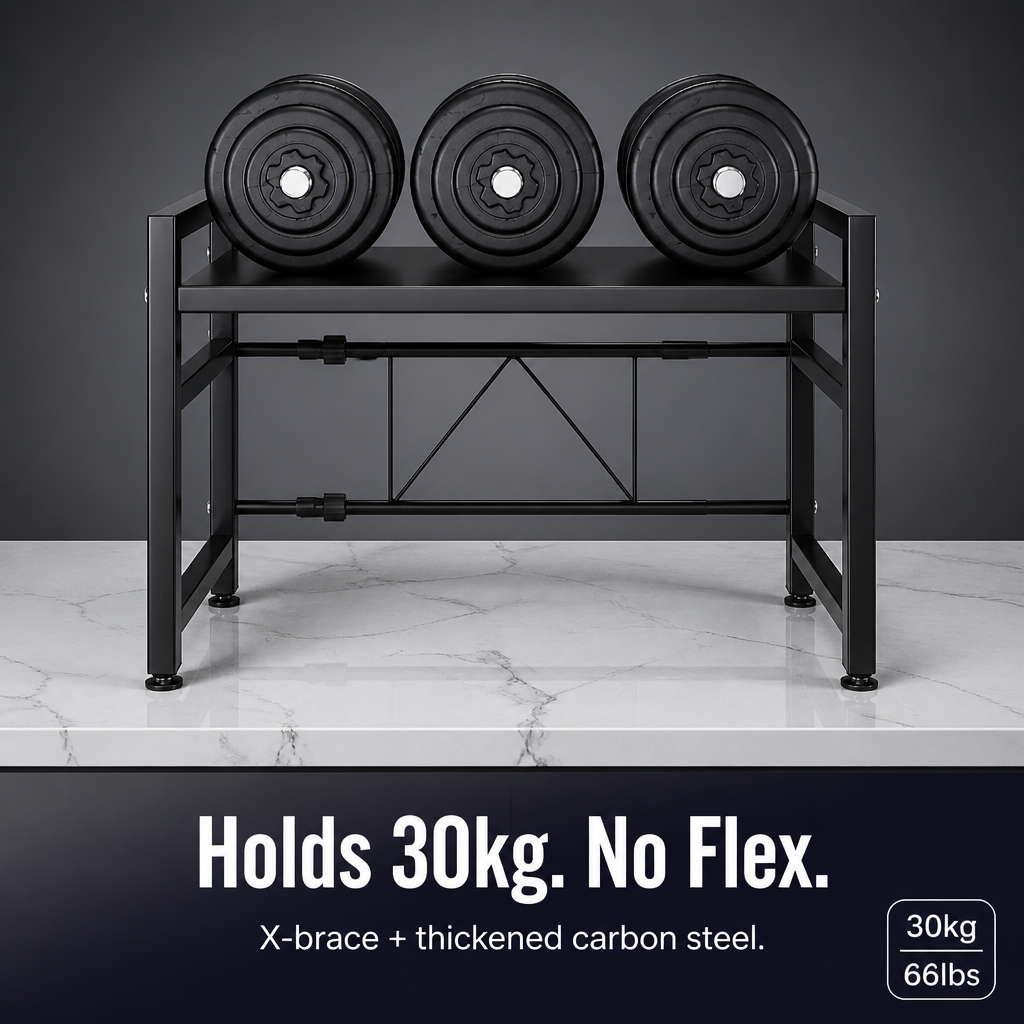 FlexiNest™ — Reclaim Half Your Counter Without Moving a Single Appliance