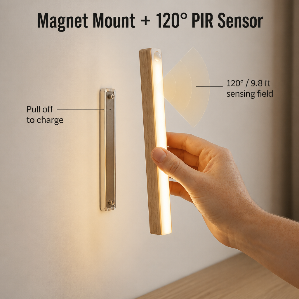 GlowPulse™ — Light Your Hallway, Closet & Stairs Without Flipping A Switch