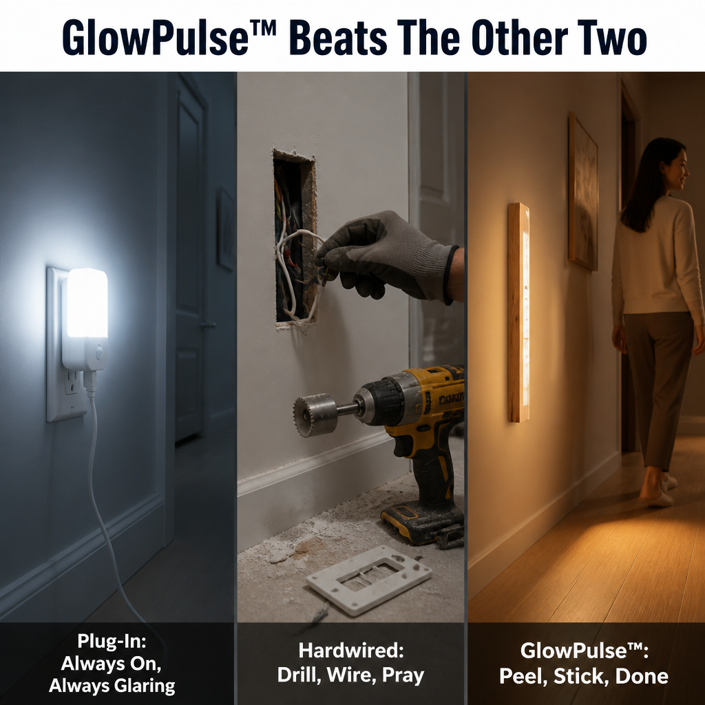 GlowPulse™ — Light Your Hallway, Closet & Stairs Without Flipping A Switch