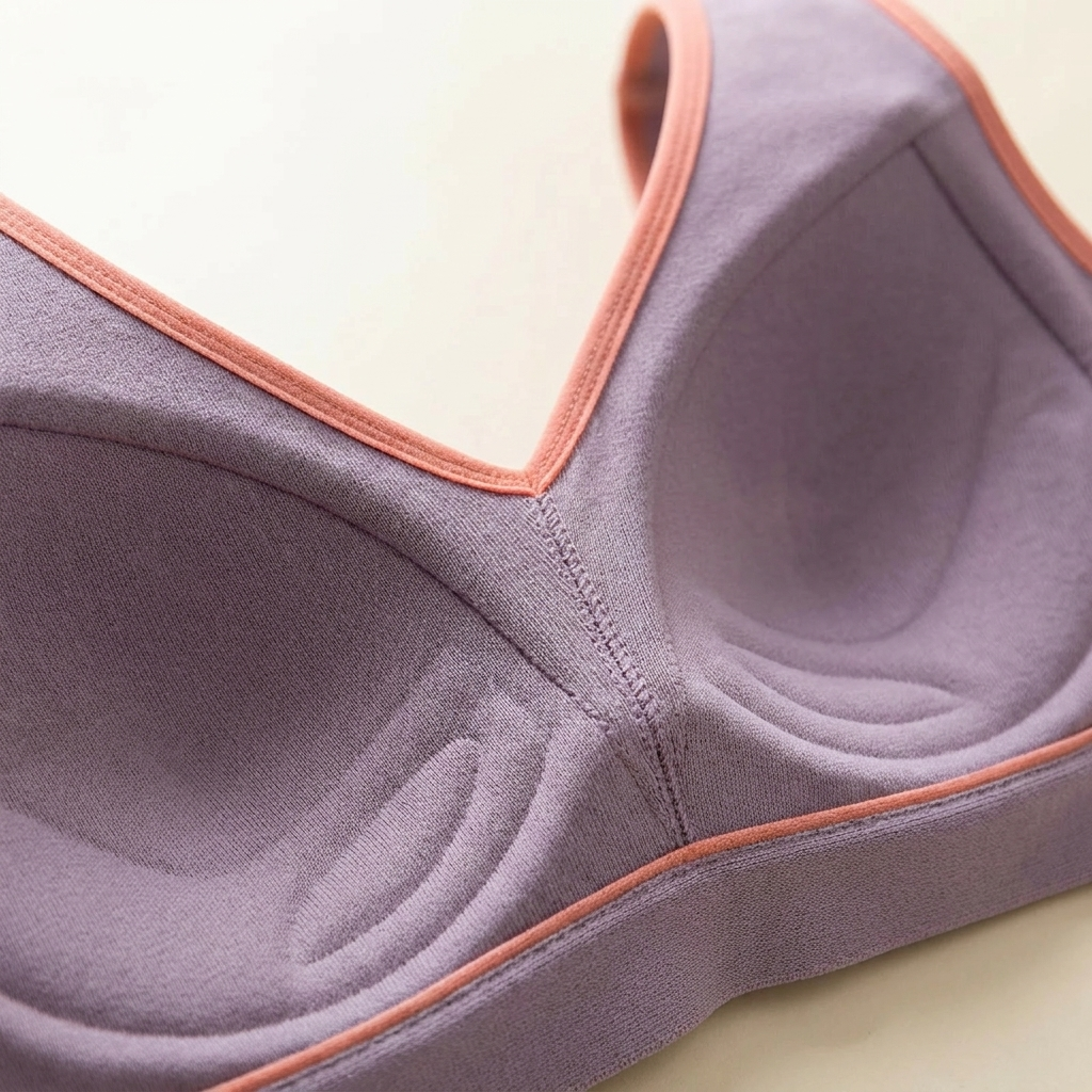 EmbraLuxe™ – Plus-Size Wireless Lift Bra with Breathable Mesh Wings