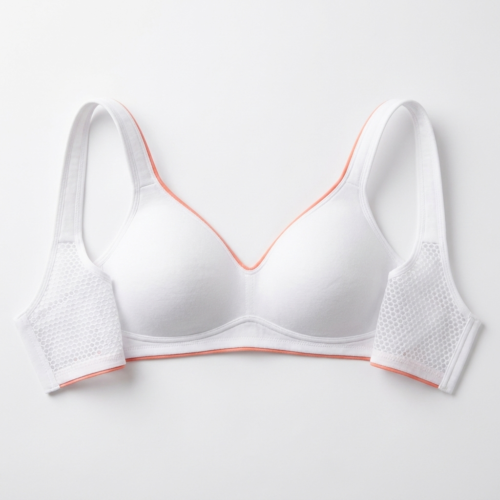 EmbraLuxe™ – Plus-Size Wireless Lift Bra with Breathable Mesh Wings
