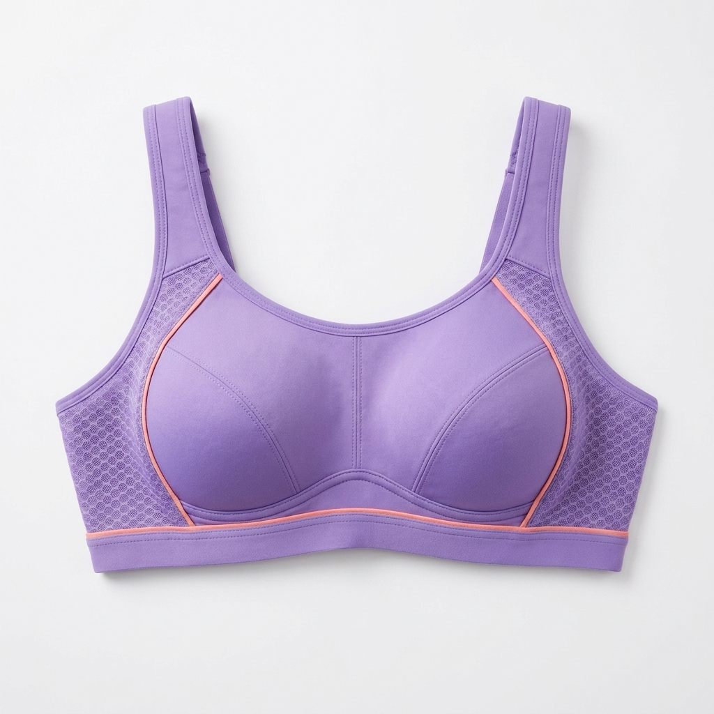 EmbraLuxe™ – Plus-Size Wireless Lift Bra with Breathable Mesh Wings