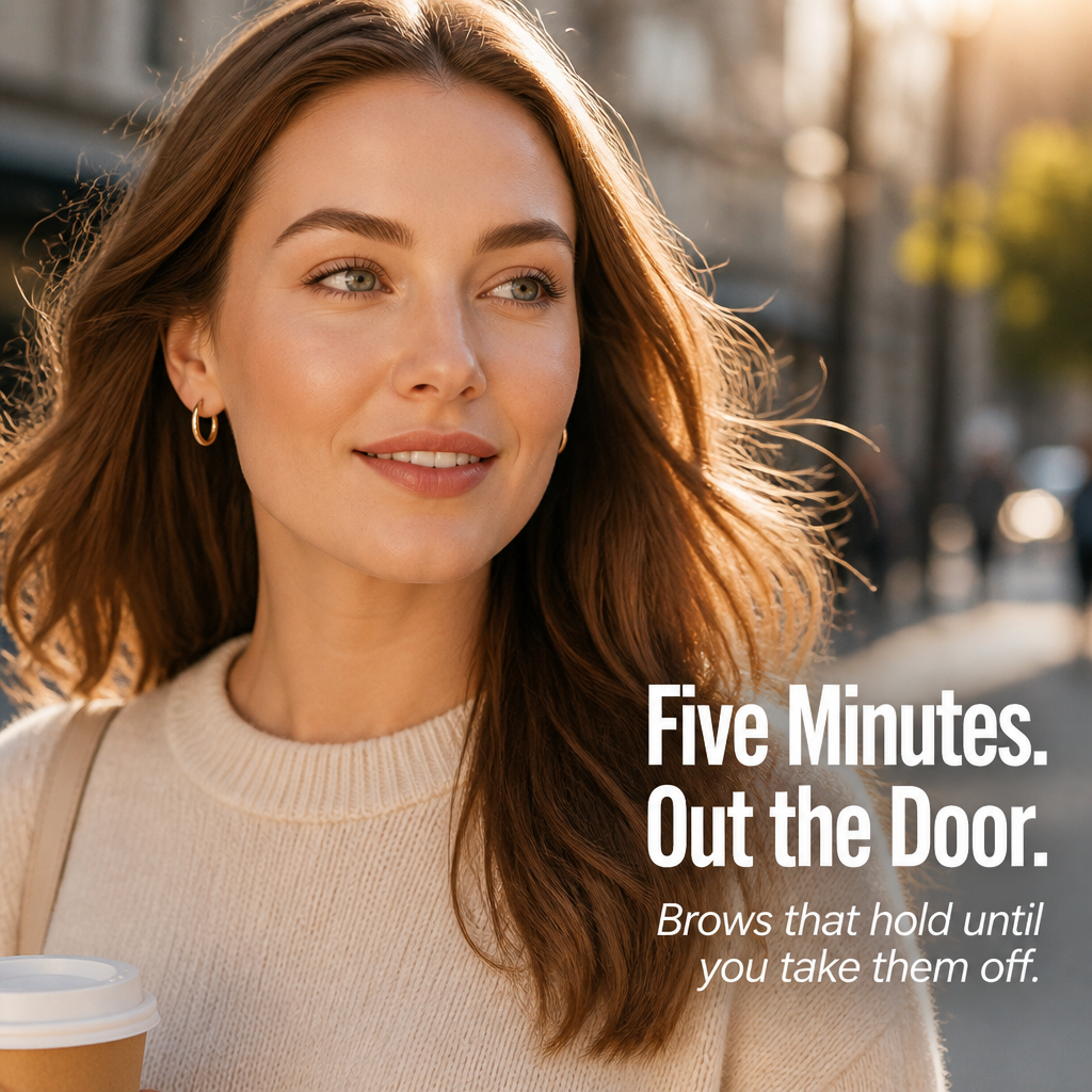 NatuSculpt™ 4-Tip Brow Pen — Sketch Hair-Like Brows In 60 Seconds That Won't Budge