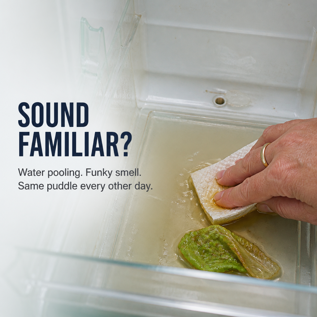 FlowFree™ — End Hidden Fridge Leaks and Odors Without Unplugging a Thing