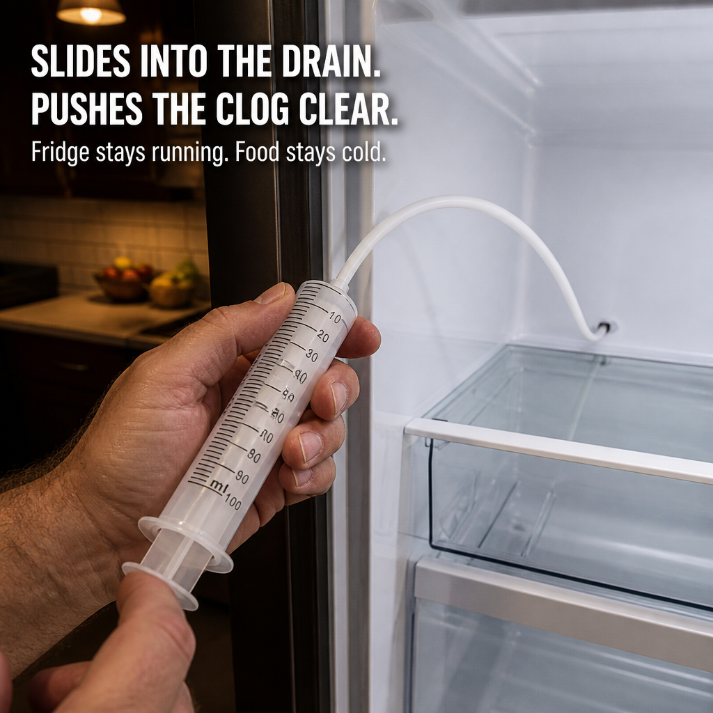 FlowFree™ — End Hidden Fridge Leaks and Odors Without Unplugging a Thing