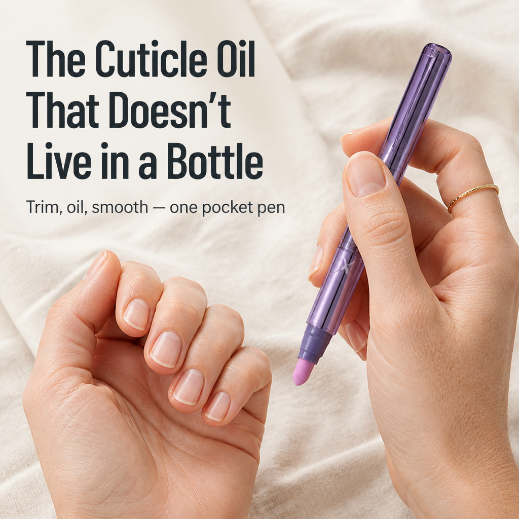 LunaNail™ — Trim, Oil & Strengthen Splitting Nails in One Pocket-Sized Pen