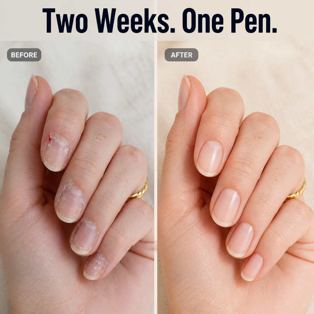 LunaNail™ — Trim, Oil & Strengthen Splitting Nails in One Pocket-Sized Pen
