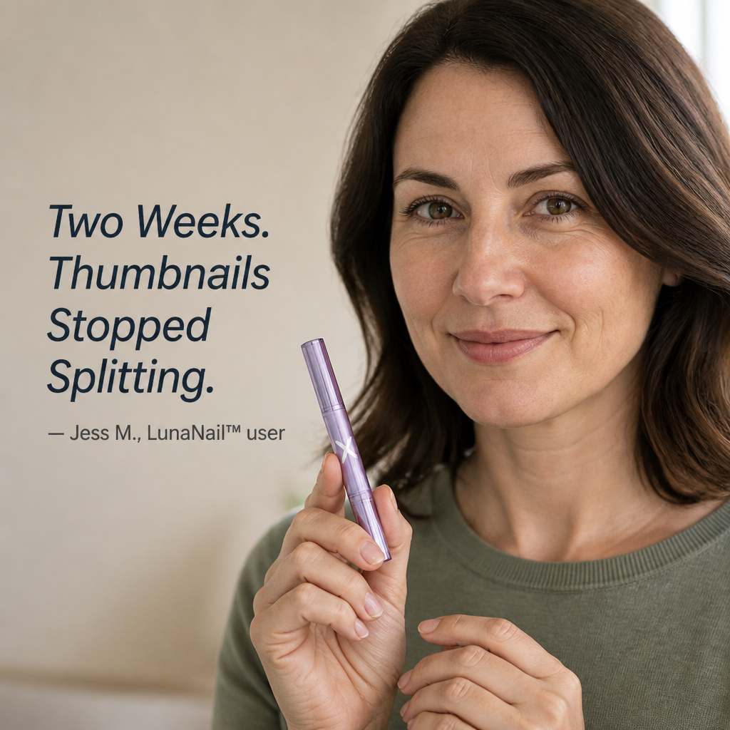 LunaNail™ — Trim, Oil & Strengthen Splitting Nails in One Pocket-Sized Pen