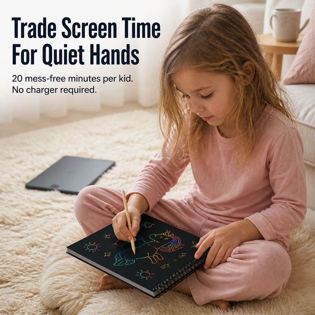 ColorRipple™ — Trade Screen Time for 20 Quiet Minutes of Rainbow Magic