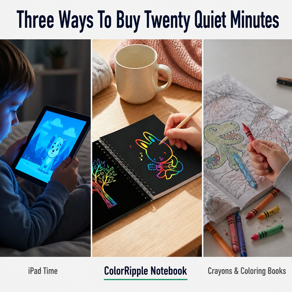 ColorRipple™ — Trade Screen Time for 20 Quiet Minutes of Rainbow Magic