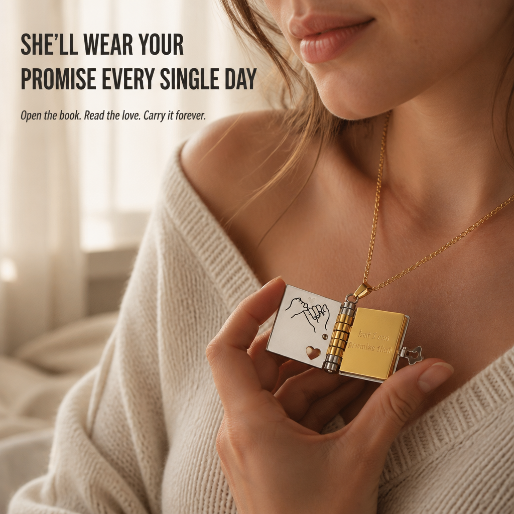 HeartLore™ — Give Her a Book of Engraved Love She'll Wear Every Day