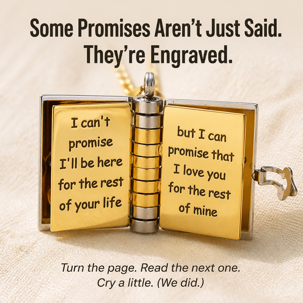 HeartLore™ — Give Her a Book of Engraved Love She'll Wear Every Day