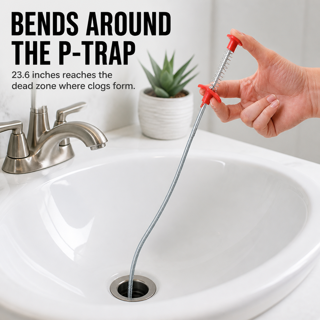 ClingClaw™ — Pull Out The Hairball Drano And Plumbers Can't Reach