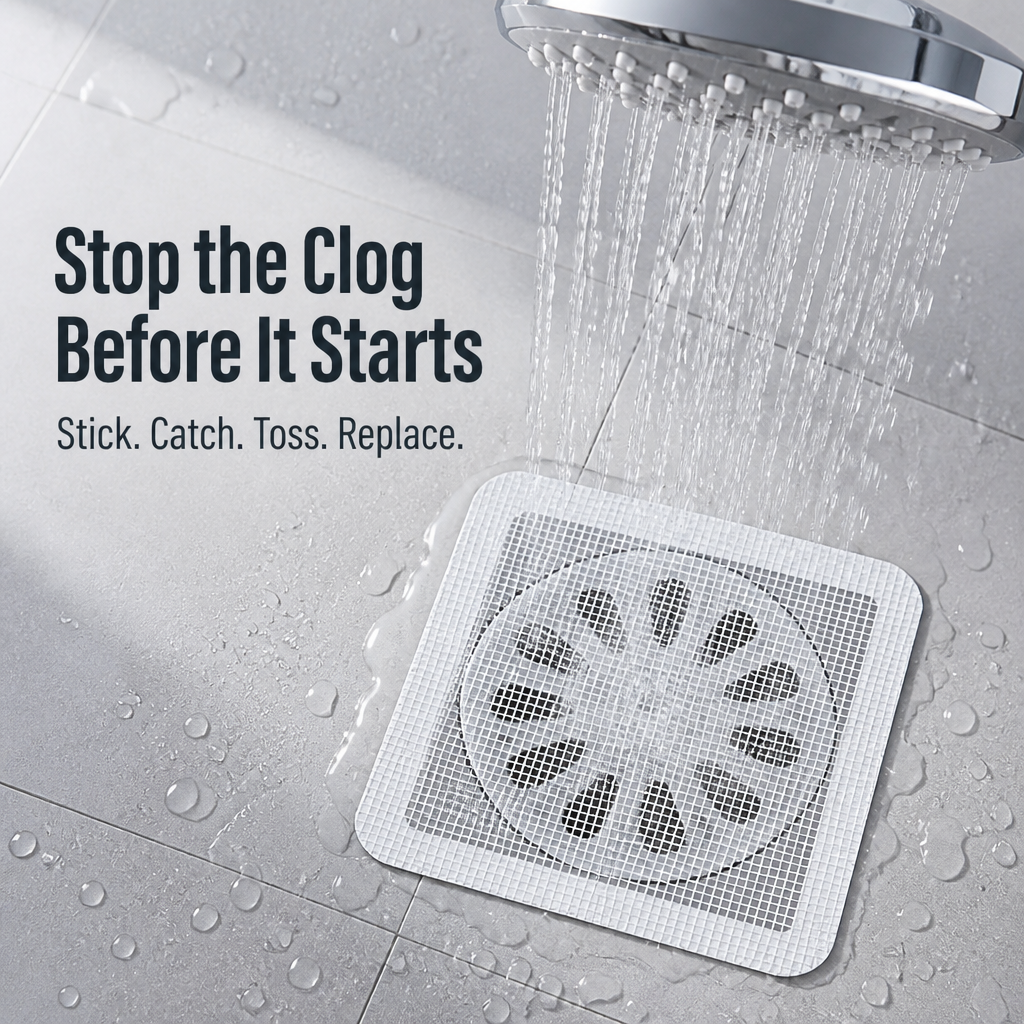 DrainGuard™ — Stop Hair Clogs Before They Wreck Your Shower Drain