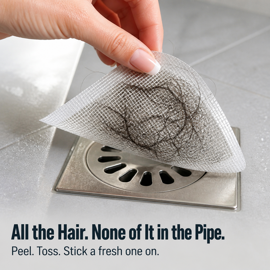 DrainGuard™ — Stop Hair Clogs Before They Wreck Your Shower Drain