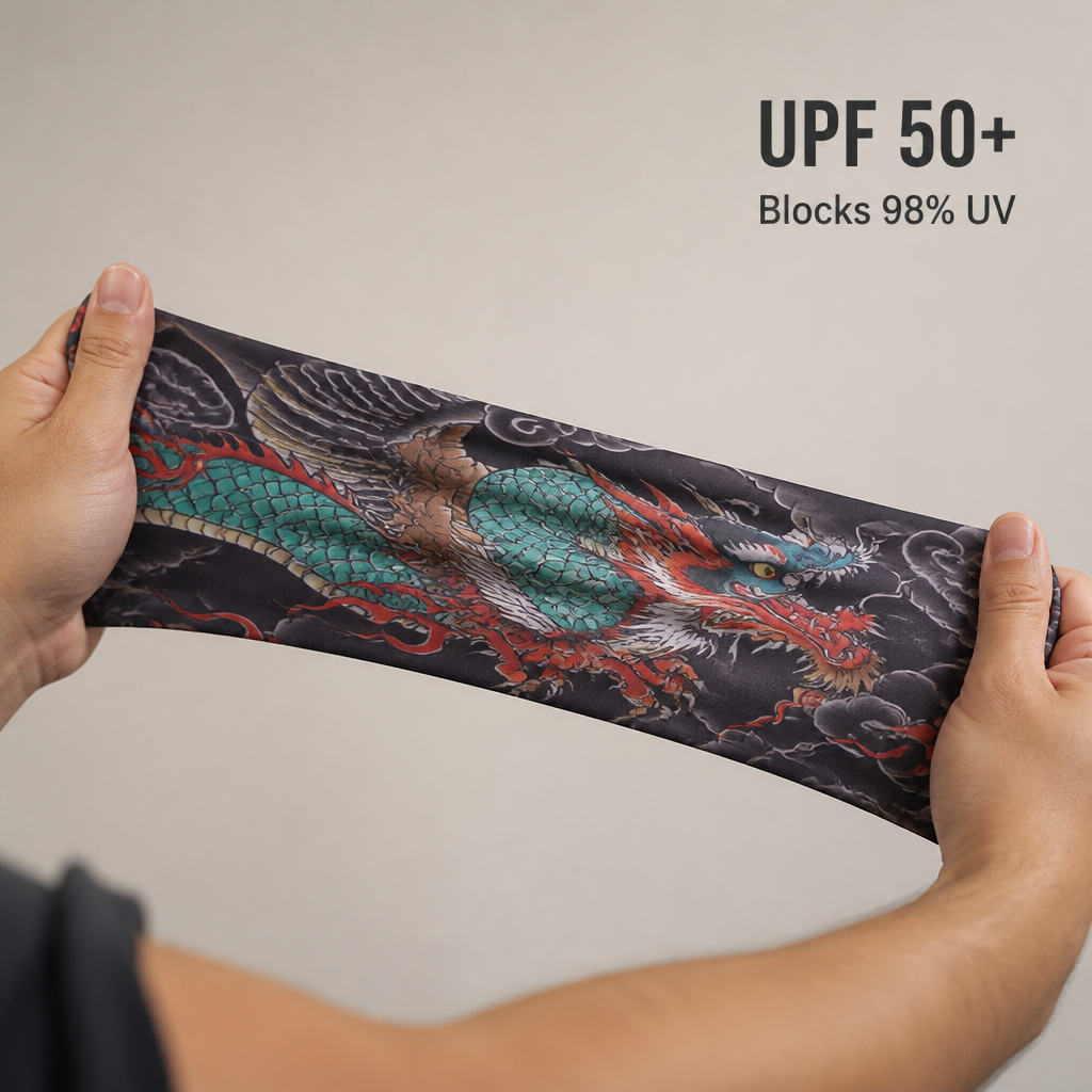 ArborSkin™ – Japanese Tattoo-Print UPF 50+ Sun Protection Arm Sleeve