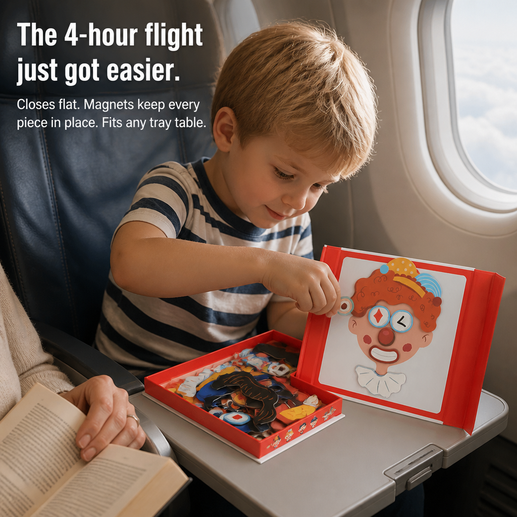 EmotionCraft™ — Build Endless Magnetic Characters That Hold Kids Off Screens