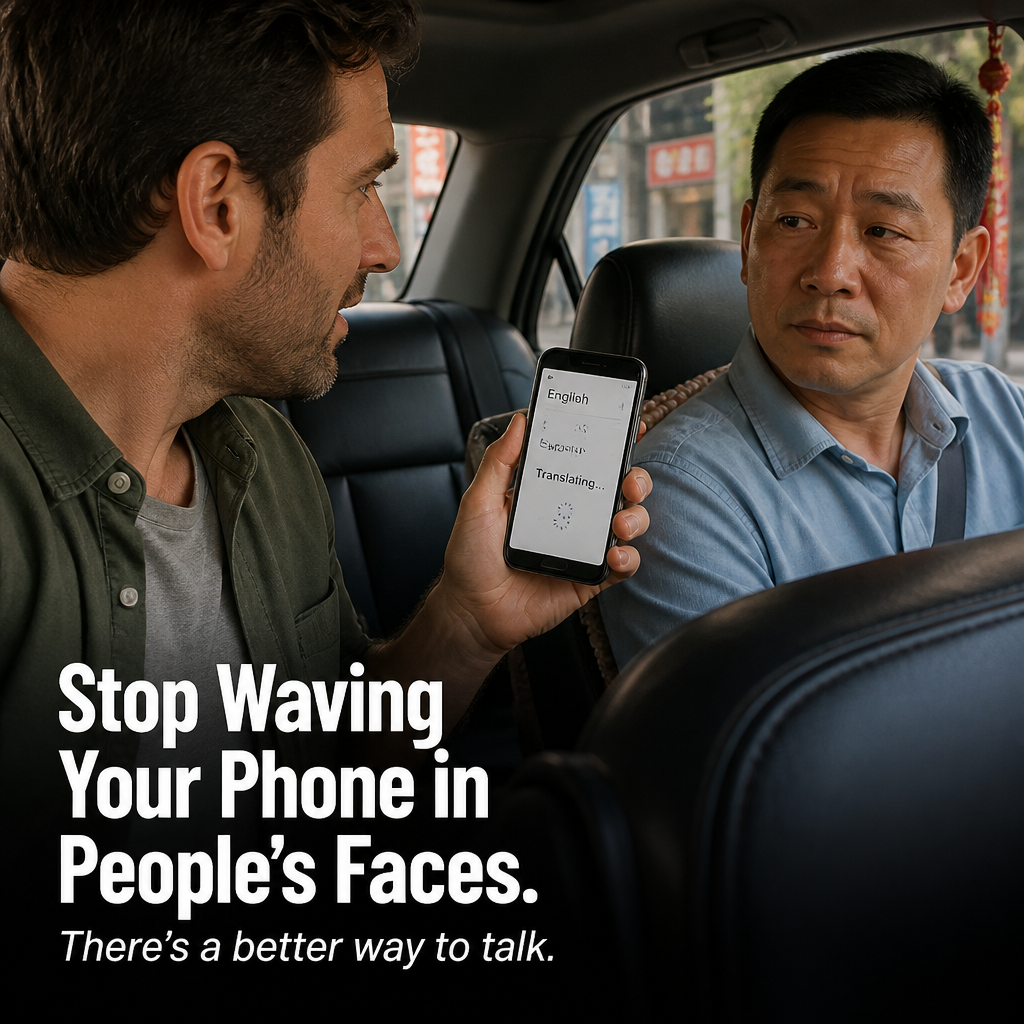 FluentSense™ — Speak 144 Languages Live Without Holding Up Your Phone