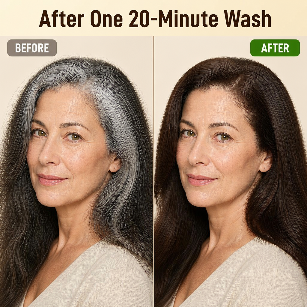 LumaShade™ — Wash Your Grays Away in 20 Minutes With Plant-Based Color