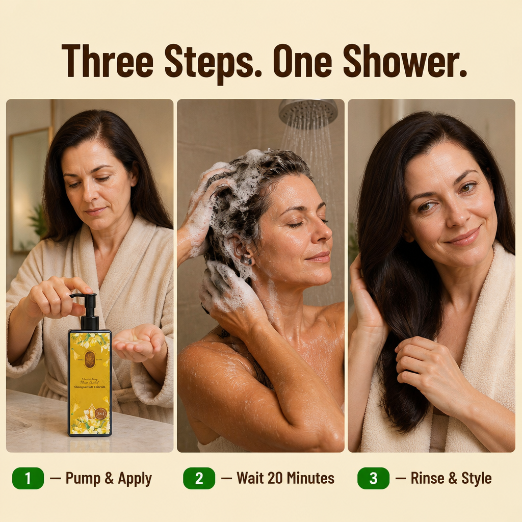 LumaShade™ — Wash Your Grays Away in 20 Minutes With Plant-Based Color