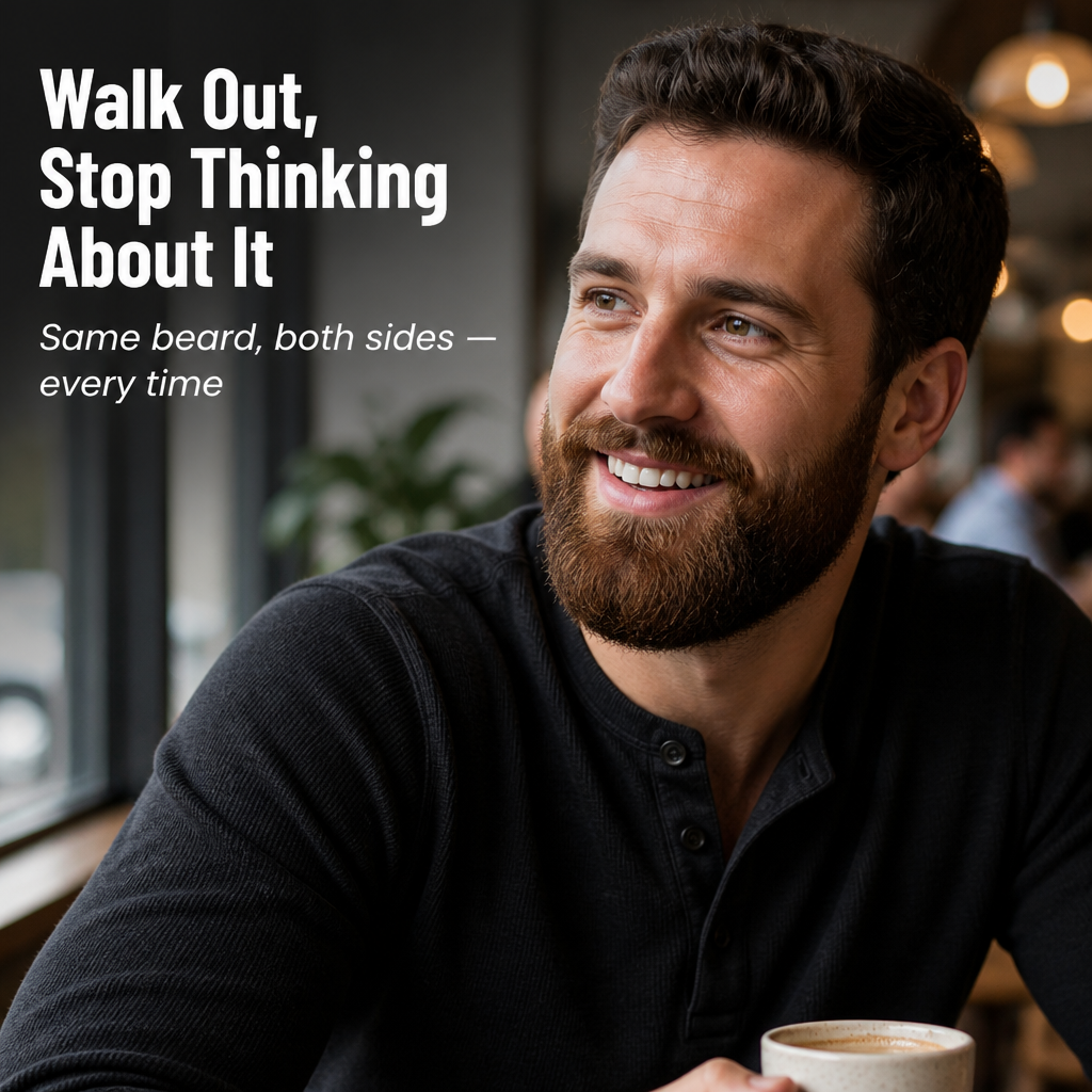 BrowAura™ — Fill Patchy Beard Spots in Seconds With Four Hair-Stroke Tips