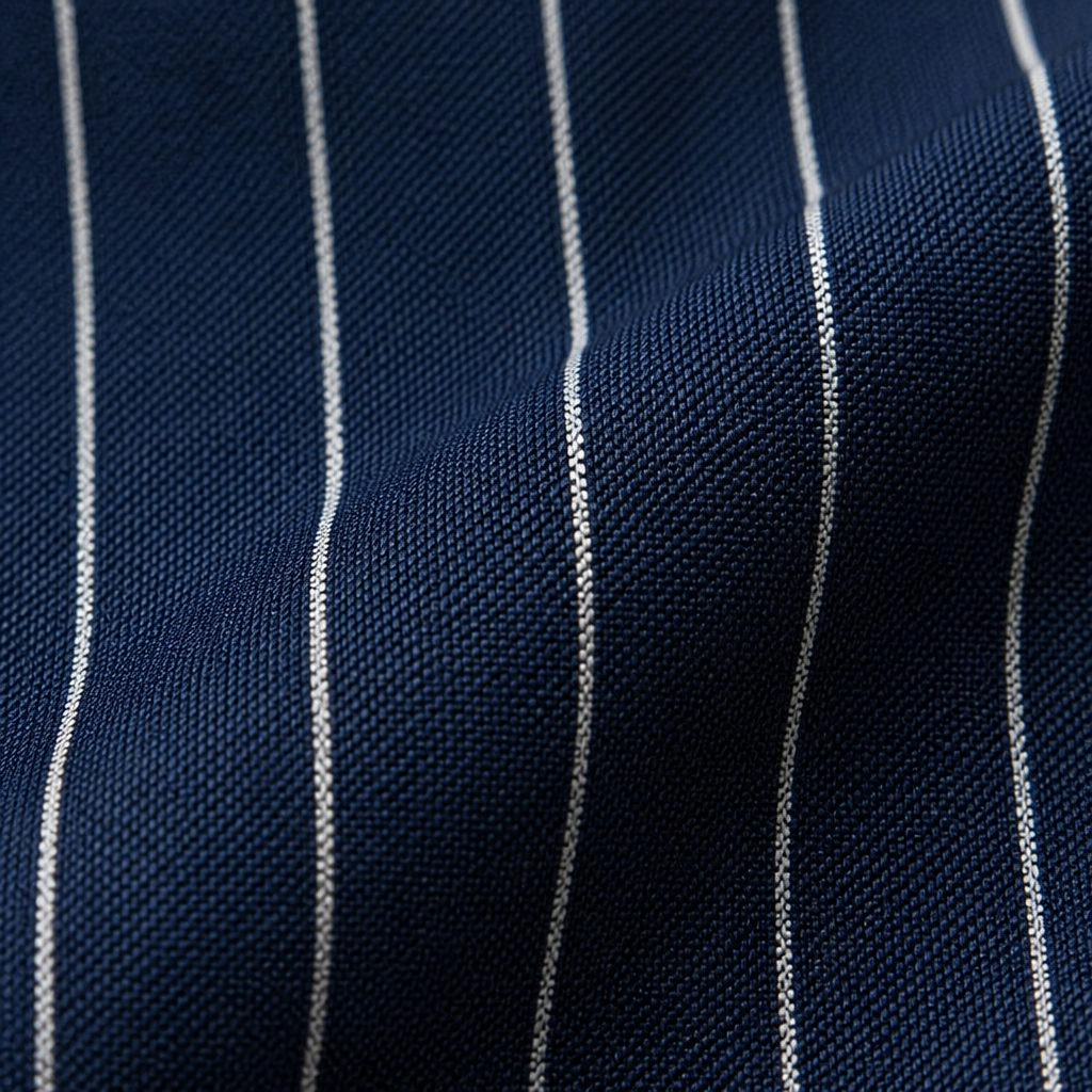 Lumiera™ – Tailored Pinstripe Double-Breasted Blazer Suit Set