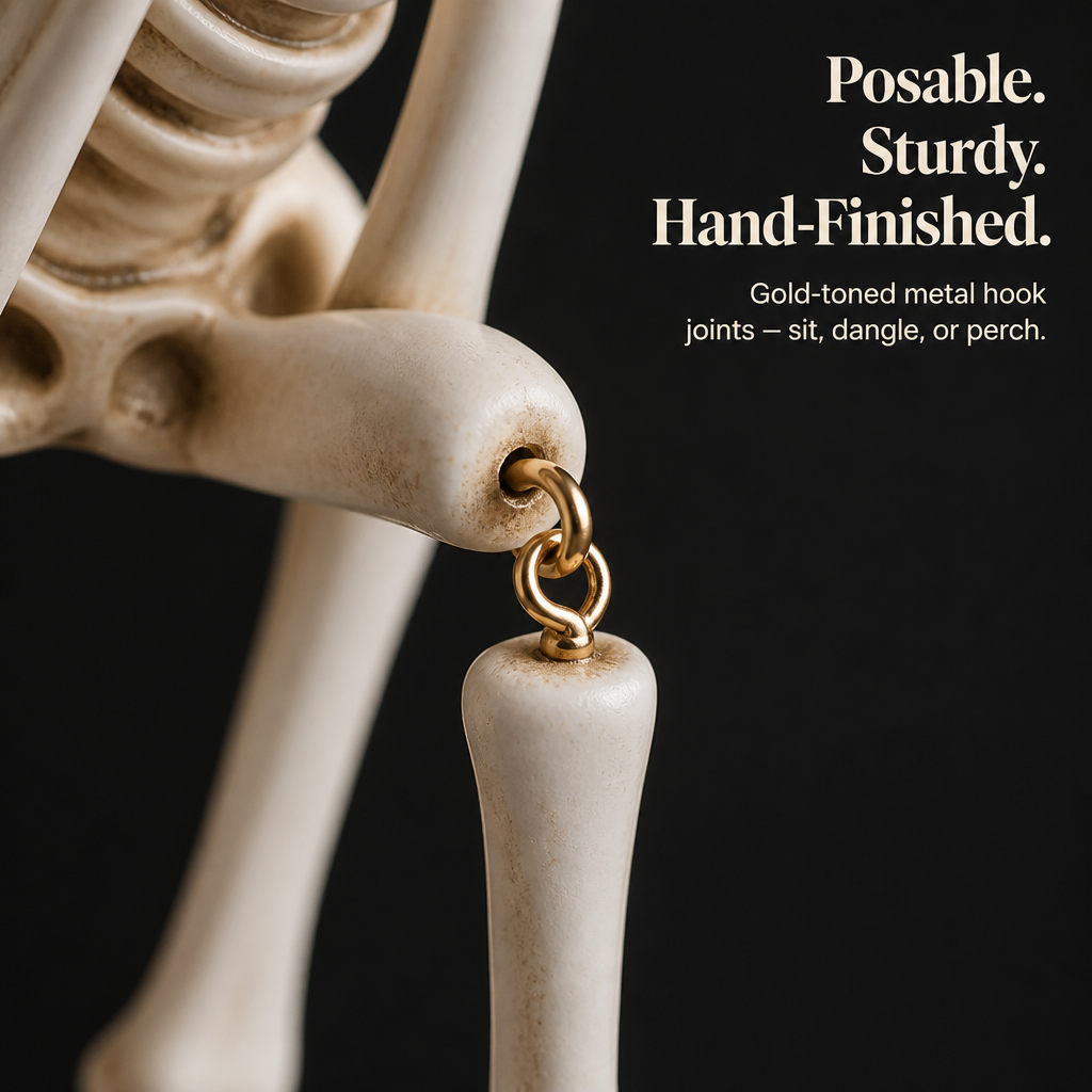 ChuckLuxe — Style Your Shelf With the Dangling-Leg Skeleton Trio Everyone Asks About | Set of 3