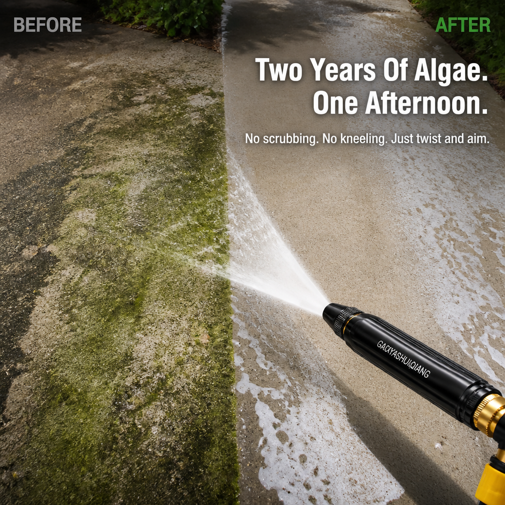 HydroMax™ — Turn Your Garden Hose Into a Driveway-Blasting Power Cannon