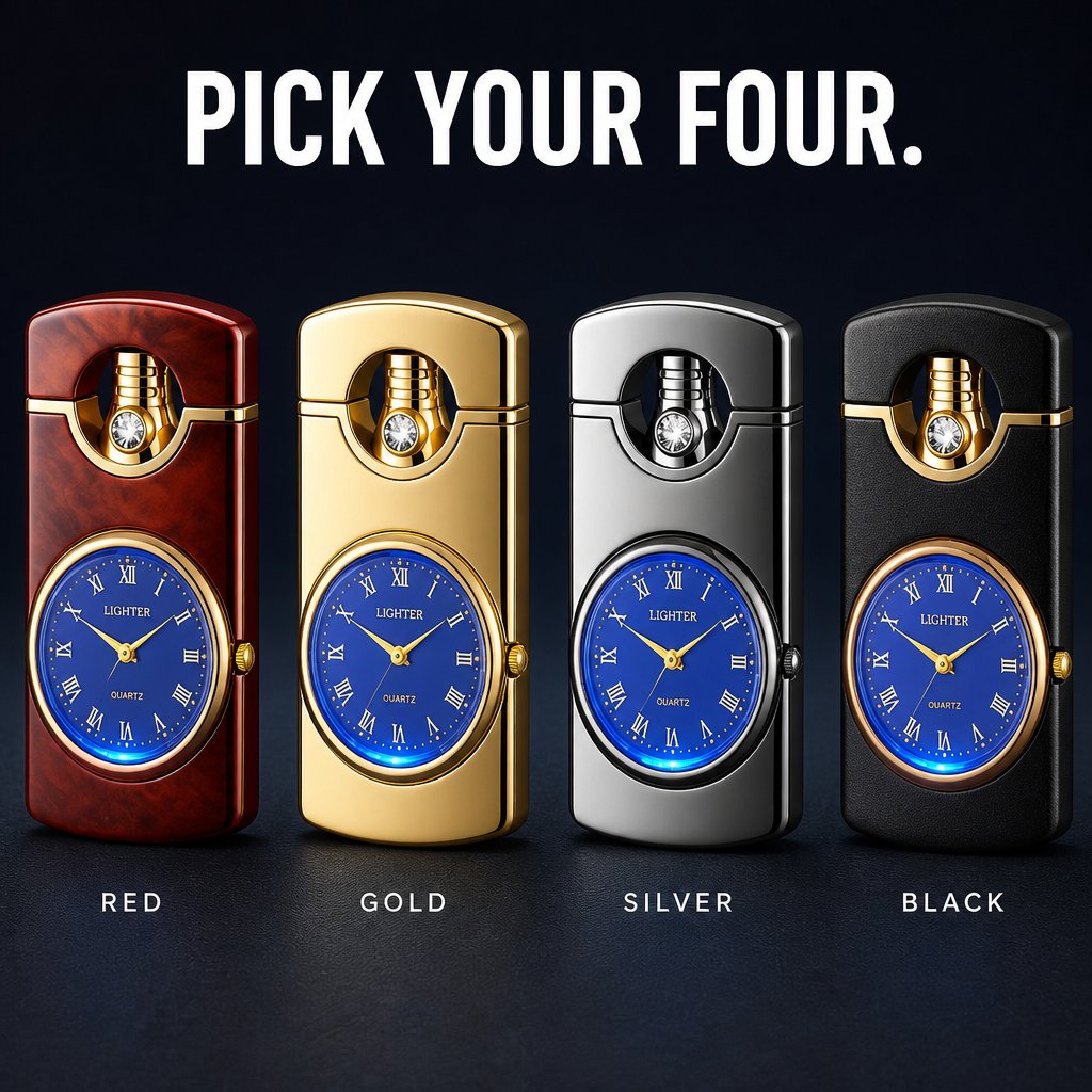 IgniteXcel™ — Spark a Blue Torch Flame and Check the Time in One Hand