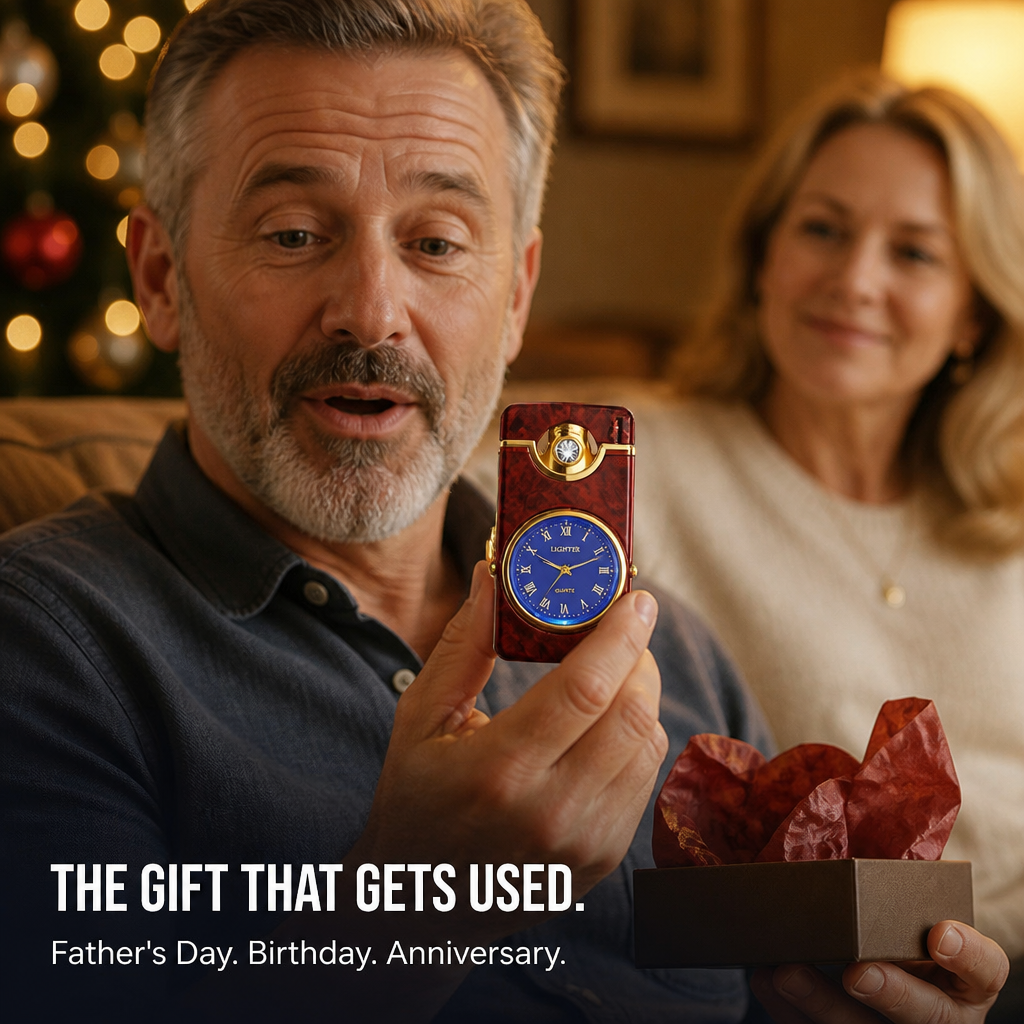 IgniteXcel™ — Spark a Blue Torch Flame and Check the Time in One Hand