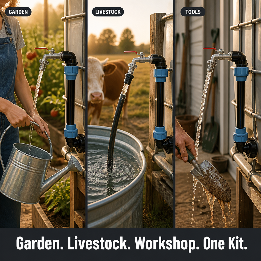HydroMaster™ — Replace Your Cracked IBC Tap and Seal the Drips for Good