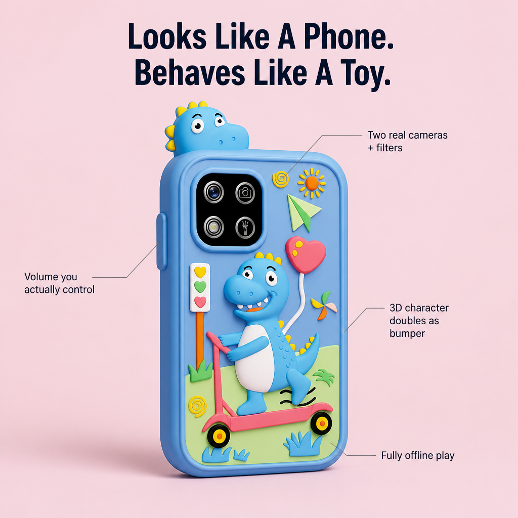 ImaginoPlay™ — Hand Them A Phone Without The Screen-Time Stress Or Repair Bills
