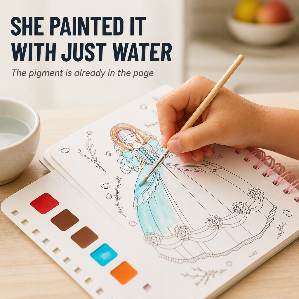 FashionFable™ — Paint, Poke, and Frame the Princess She'll Actually Finish