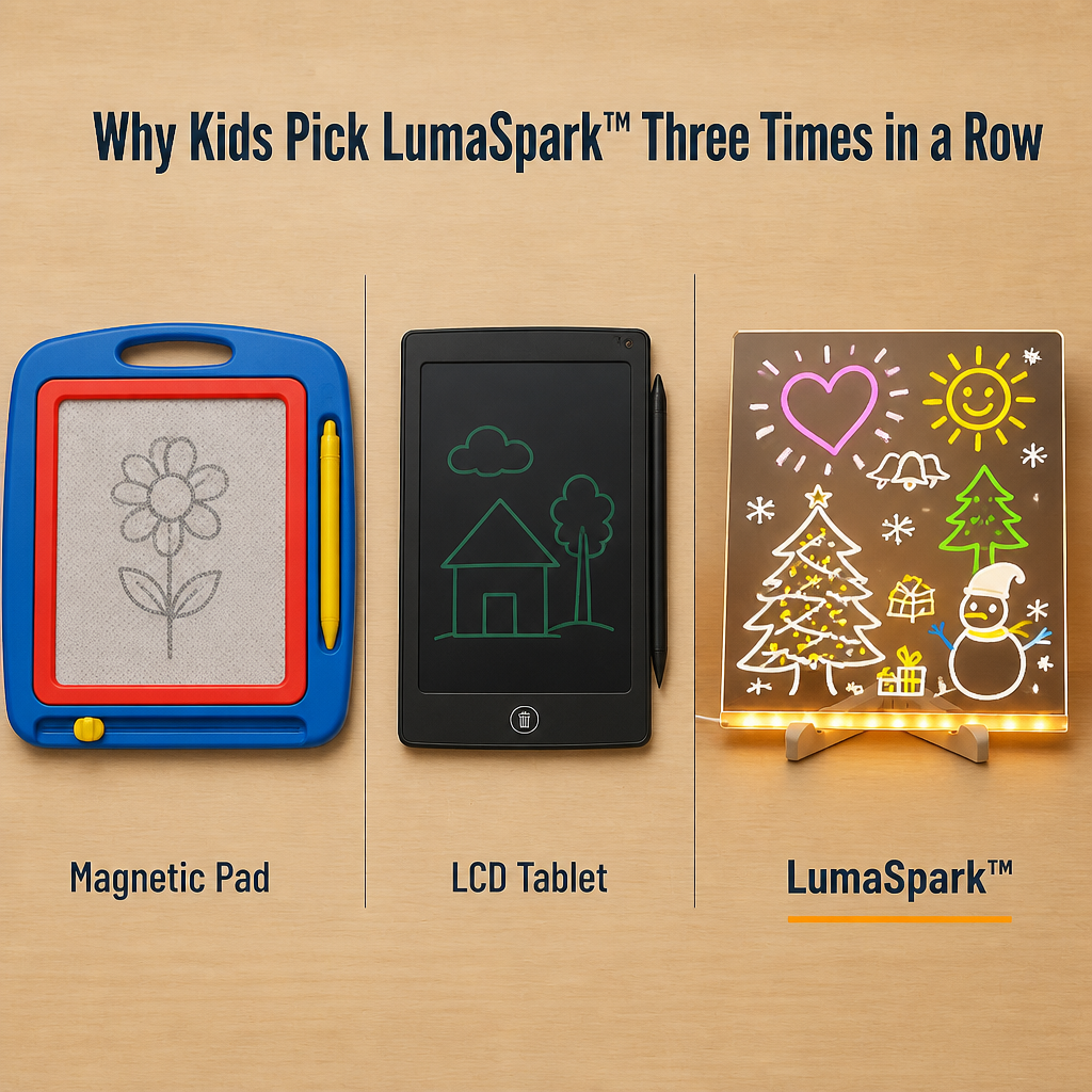 LumaSpark™ — Light Up Their Drawings and Pull Them Off the Tablet