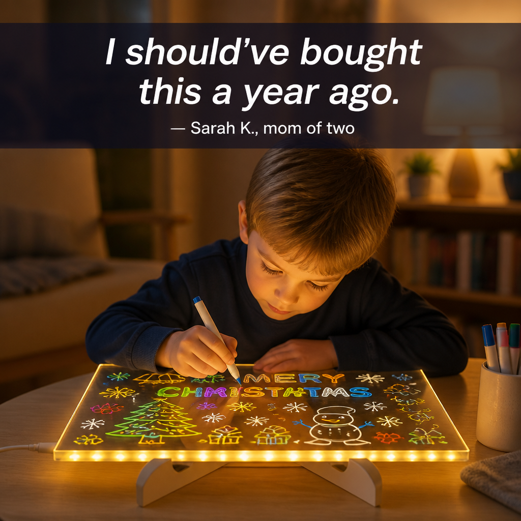 LumaSpark™ — Light Up Their Drawings and Pull Them Off the Tablet