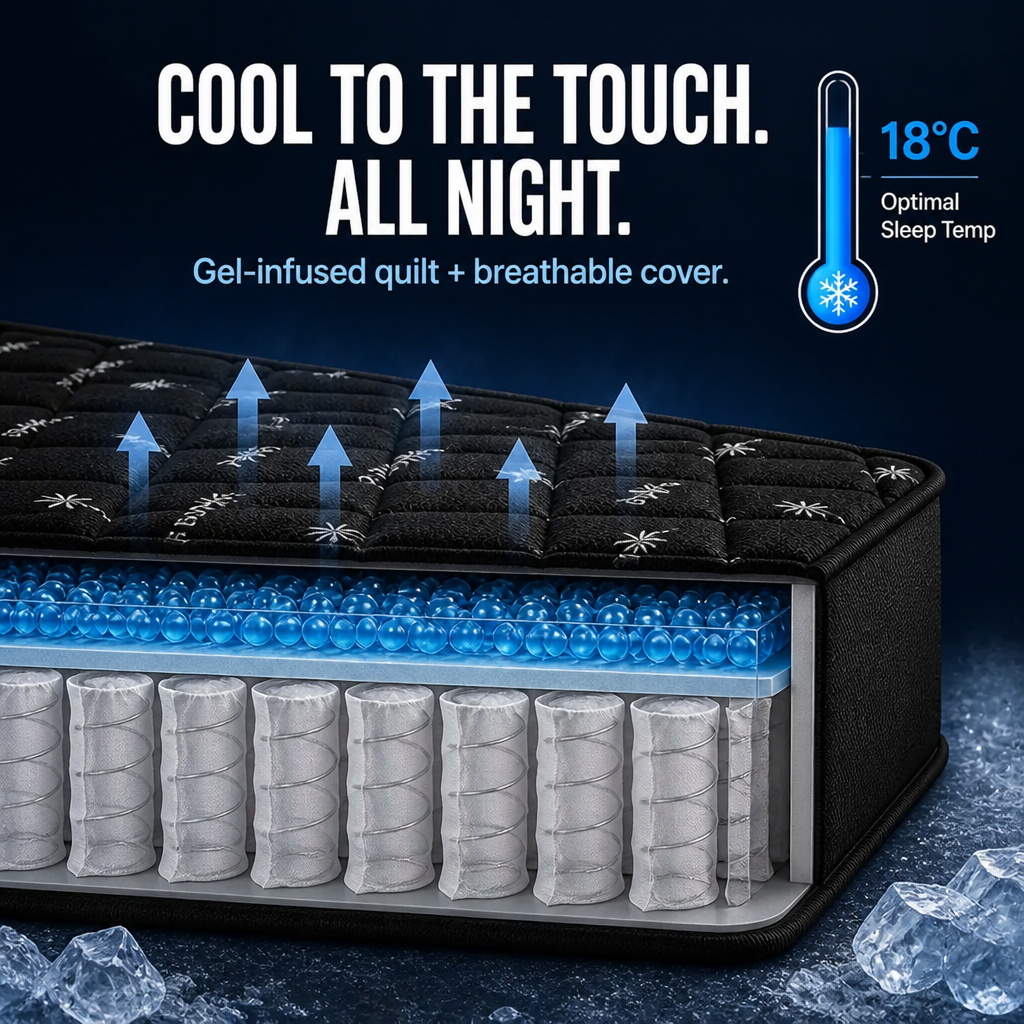 CosmaRest™ — End Morning Back Pain and Sleep Cool Through the Night