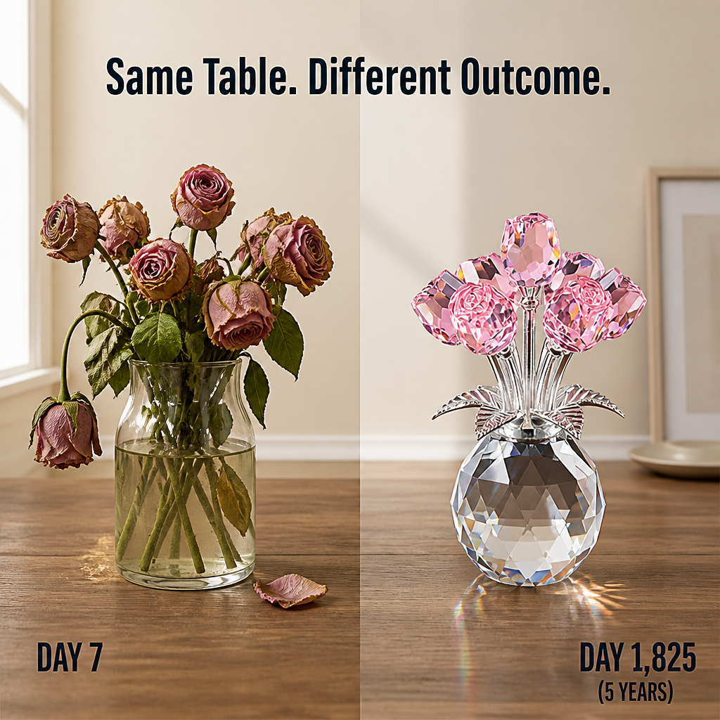 LuminRose™ — Surprise Her With Hand-Faceted Roses That Never Wilt