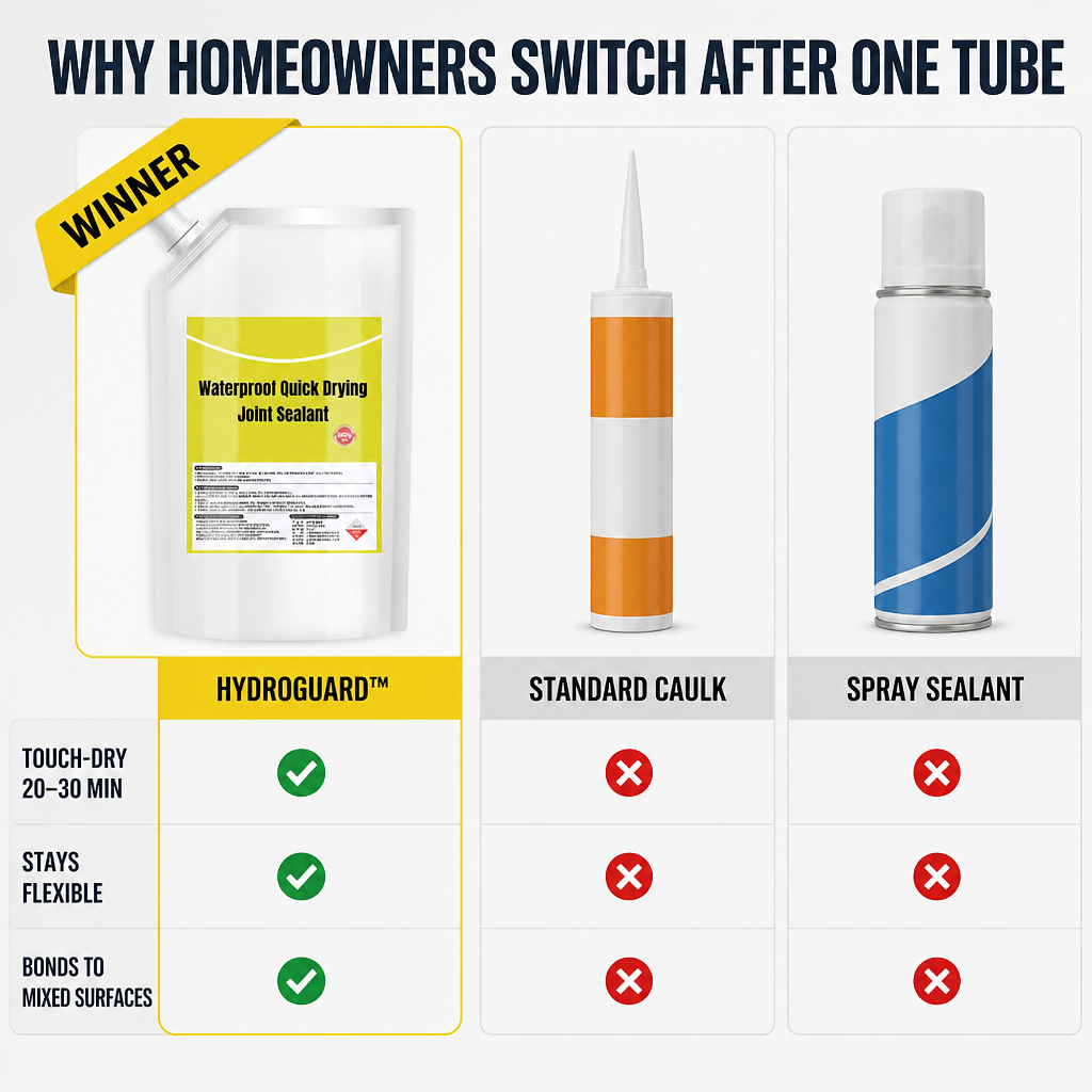 HydroGuard™ — Seal Cracks That Keep Coming Back, in Minutes Not Days