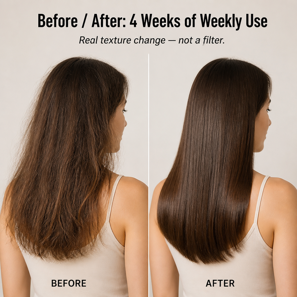 LustraLuxe™ — Rebuild Damaged Hair From the Inside in 5 Minutes a Week